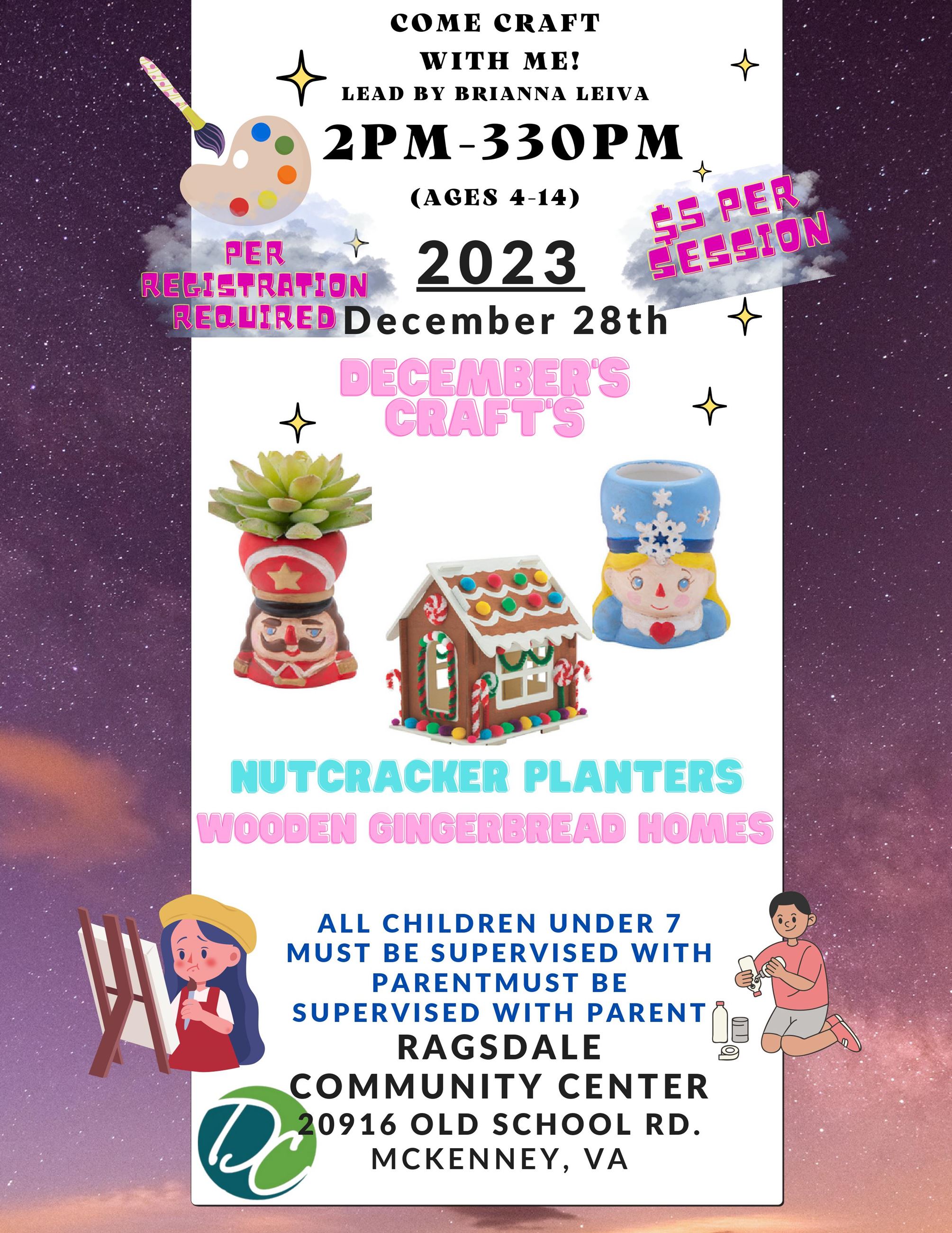 Craft Class Ragsdale December