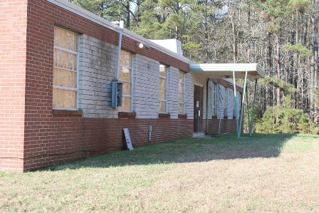 One story brick building