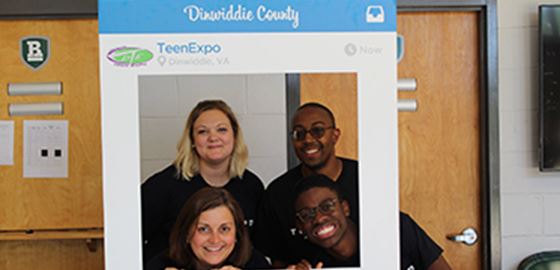 Group With Instagram Photo Cutout